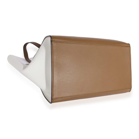 Celine Tricolor Leather & Suede Medium Trapeze Bag - Picture 6 of 8